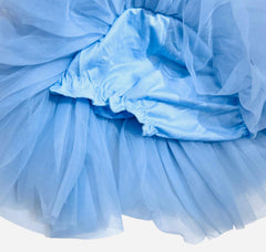 Gonna in Tulle Balze Con Coulotte Da Neonata