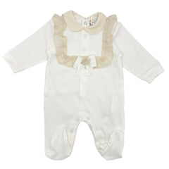 Pastello Chic Tutina in Cotone Bielastica Da Corredino