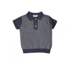 Polo Dirkje Neonato Filo con Bottoncini Legno
