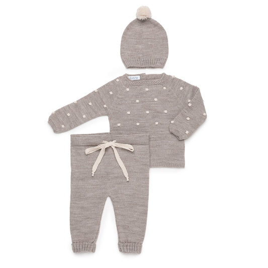 Juliana Completo Tre Pezzi Maglioncino Ghettina Cappellino (Copia)