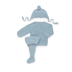 Juliana Completo Tre Pezzi in Lana Maglioncino con Ghettina e Cappellino (Copia)