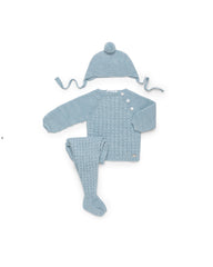 Juliana Completo Tre Pezzi in Lana Maglioncino con Ghettina e Cappellino (Copia)
