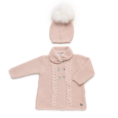 Juliana Cappottino in Lana con Cappello con Pompon