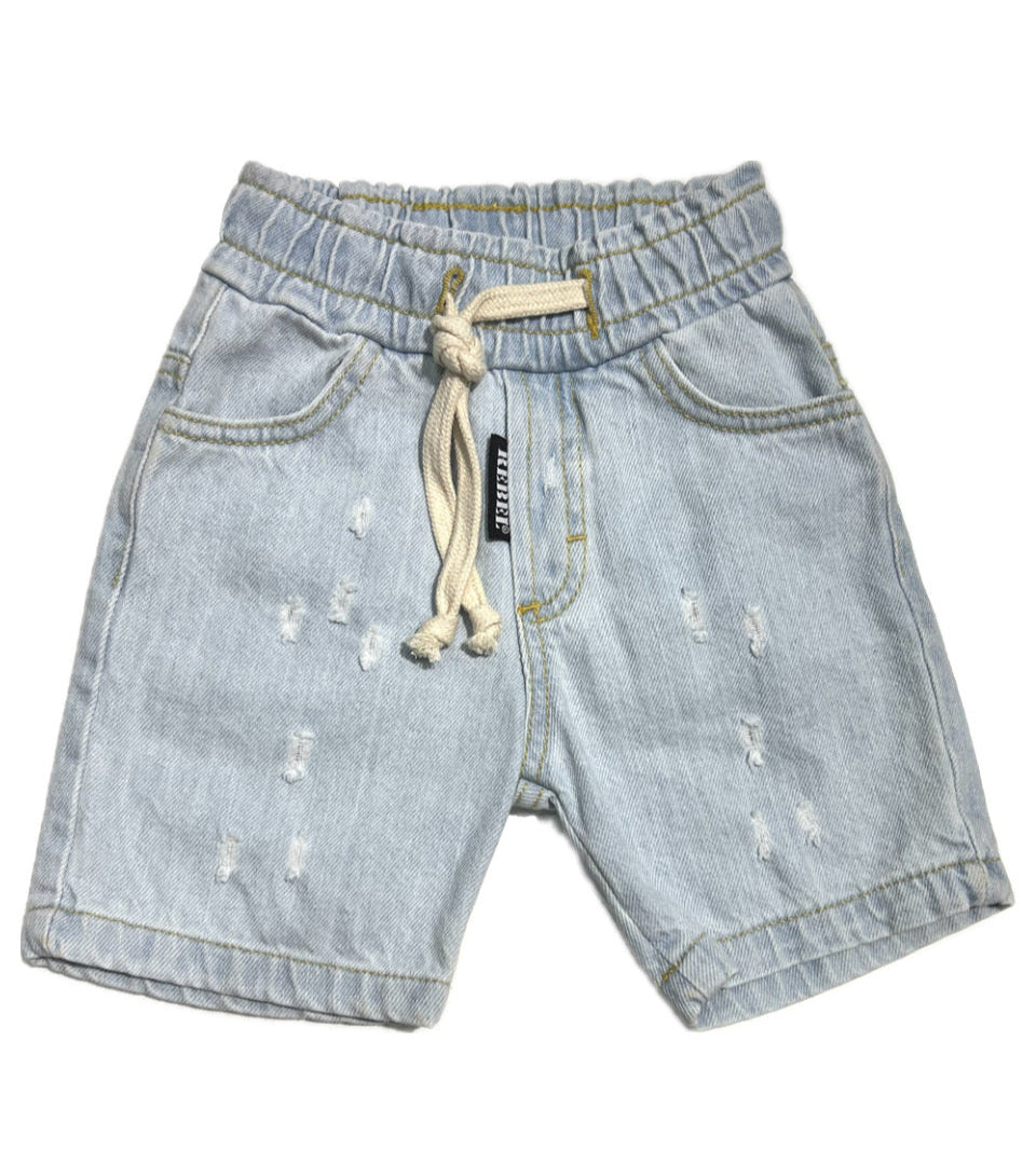 REBEL BERMUDA BAMBINO CON ELASTICO IN VITA
