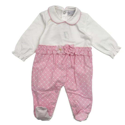 Pastello Chic Tutina in Cotone Bielastica Da Corredino