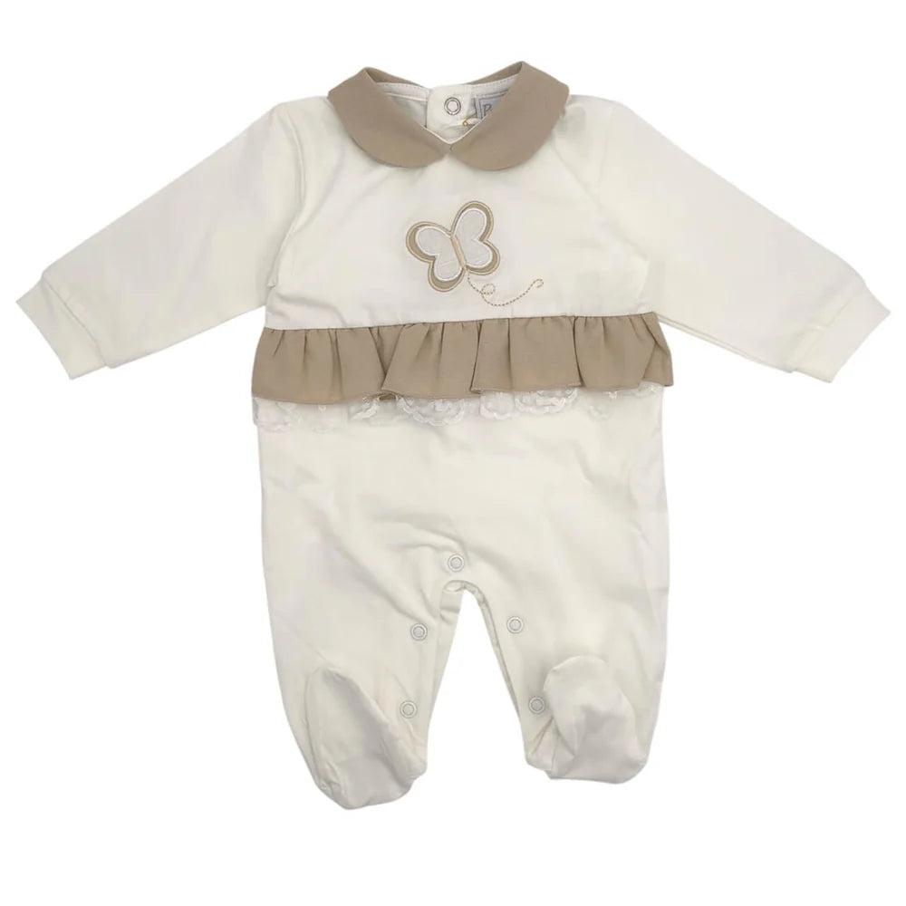 Pastello Chic Tutina in Cotone Bielastica Da Corredino