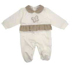 Pastello Chic Tutina in Cotone Bielastica Da Corredino