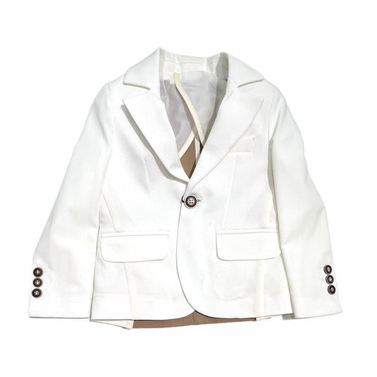 Roy Ayers Giacca Bambino Panna Retro Tabacco