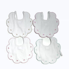 Klaiadì Bavetta Elegante Nuvola Ricamata con Cuoricini