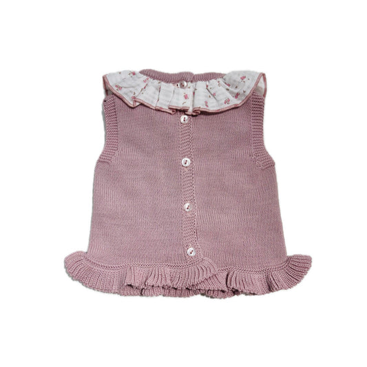 Completo Neonata in Filo Giro Manica con Coulotte