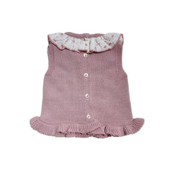 Completo Neonata in Filo Giro Manica con Coulotte