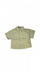 Completo Tre Pezzi Neonato in Cotone camicia canotta short