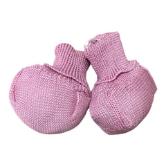 Pappa e Latte Scarpine in Filo Rosa Antico