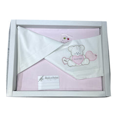 Andy e Helen Coordinato Lenzuola Per Culla Evolutiva Rotonda Sopra Sotto e Federa 100% Cotone