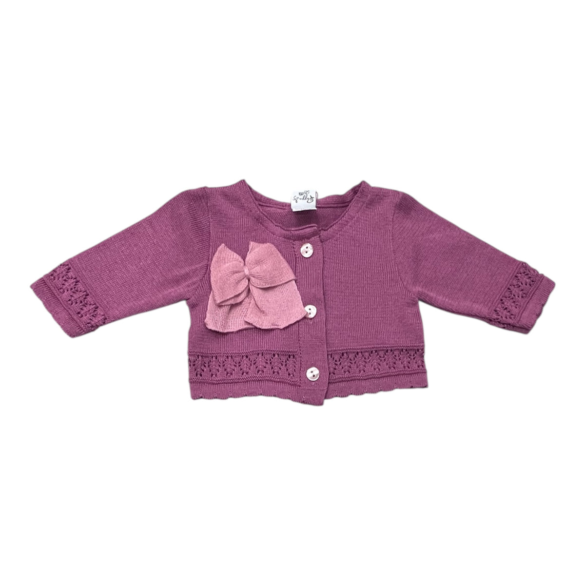 Pappa e Latte Giacchina in Filo Nascita