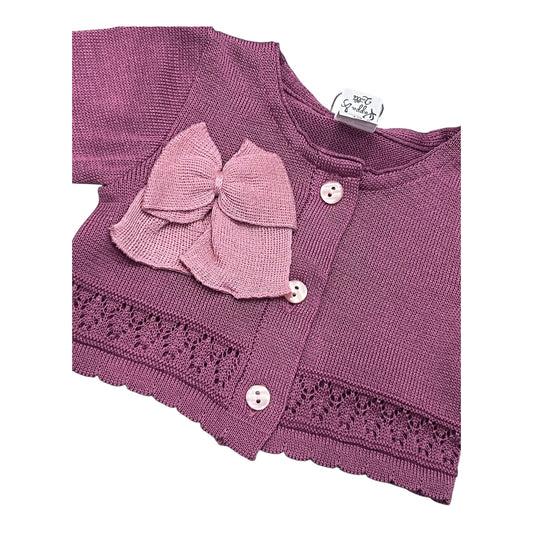 Pappa e Latte Giacchina in Filo Nascita