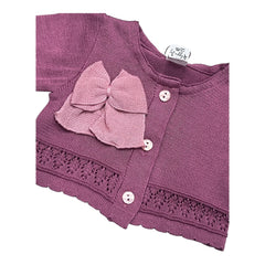 Pappa e Latte Giacchina in Filo Nascita