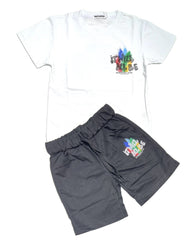 Completo Bambino T-Shirt e Bermuda 100% Cotone