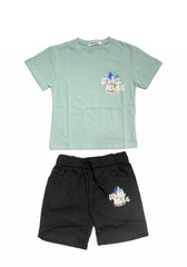 Completo Bambino T-Shirt e Bermuda 100% Cotone