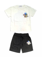 Completo Bambino T-Shirt e Bermuda 100% Cotone