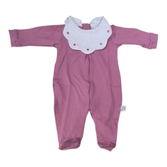 Pappa & Latte Tutina Nuvola Pois Cotone in Jersey Personalizzabile