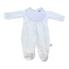 Pappa & Latte Tutina Nuvola Pois Cotone in Jersey Personalizzabile