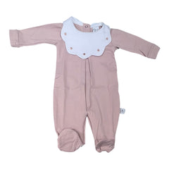 Pappa & Latte Tutina Nuvola Pois Cotone in Jersey Personalizzabile