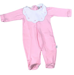 Pappa & Latte Tutina Nuvola Pois Cotone in Jersey Personalizzabile