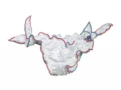 Costume Slip Cuffietta Neonata con Laccetti in Pizzo San Gallo