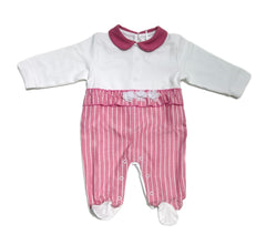 Pastello Chic Tutina in Cotone Bielastica Da Corredino