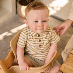 Dirkje Completo Polo e Short Con Dettagli Bottoncino in legno