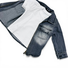 Rebel Completo in Jeans  Tre Pezzi Neonato e Bambino