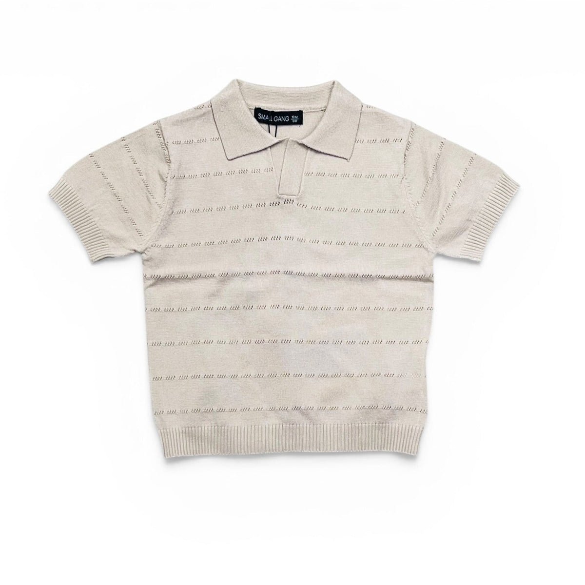 Polo In Maglia Filo Neonato