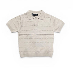 Polo In Maglia Filo Neonato