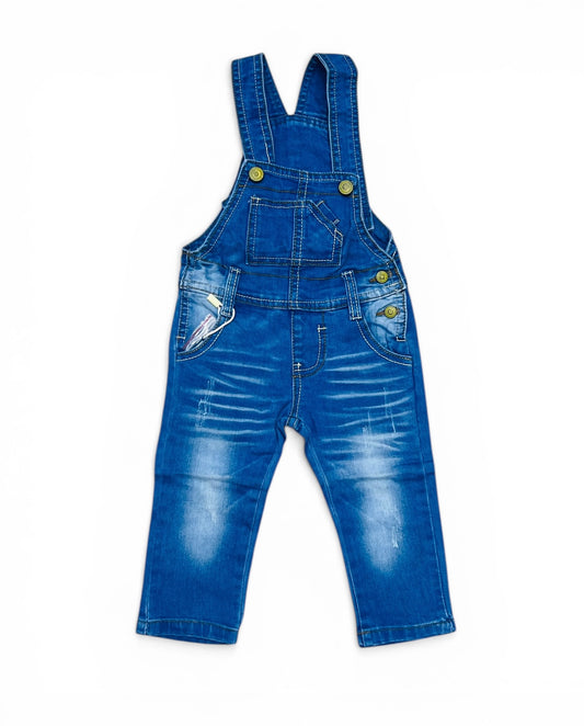 Ativo Salopette Jeans Da Neonato
