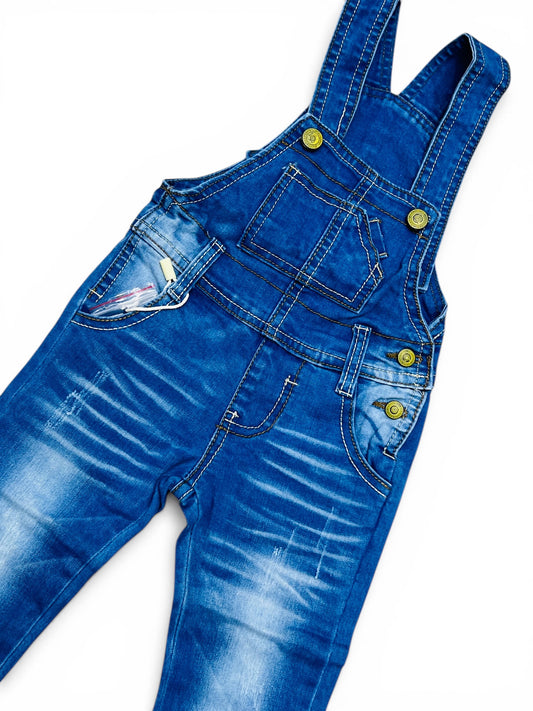 Ativo Salopette Jeans Da Neonato