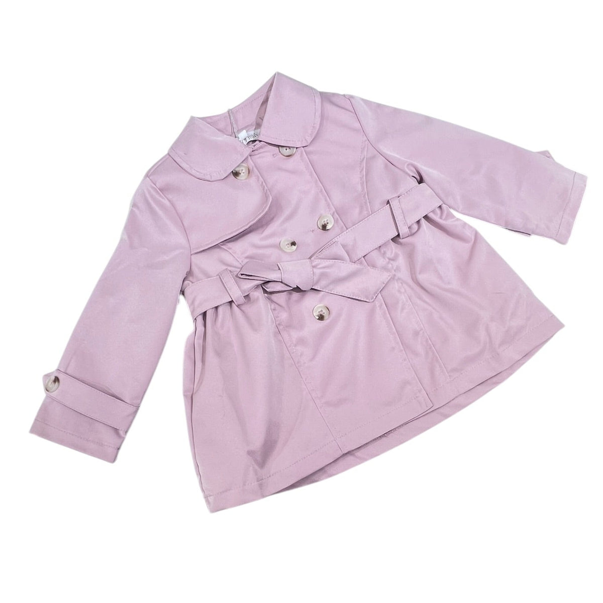 Trench Da Neonata Foderato Con Cintura