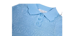 Polo in Filo Da Neonata Trama Lavorata