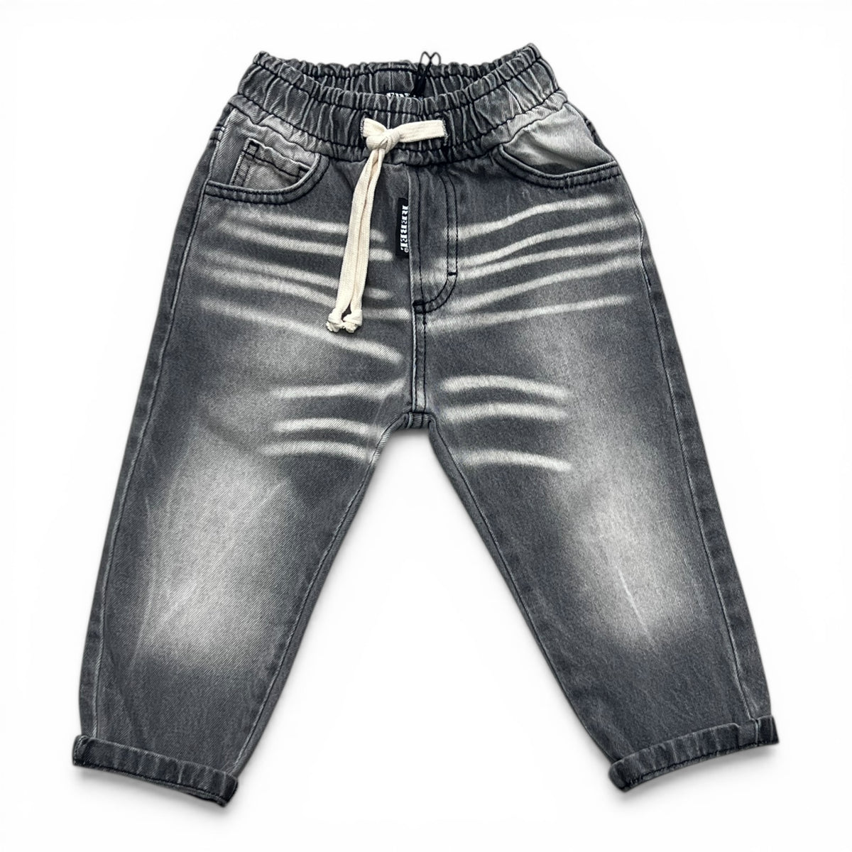 Rebel Jeans Sfumato Con Elastico in Giro Vita