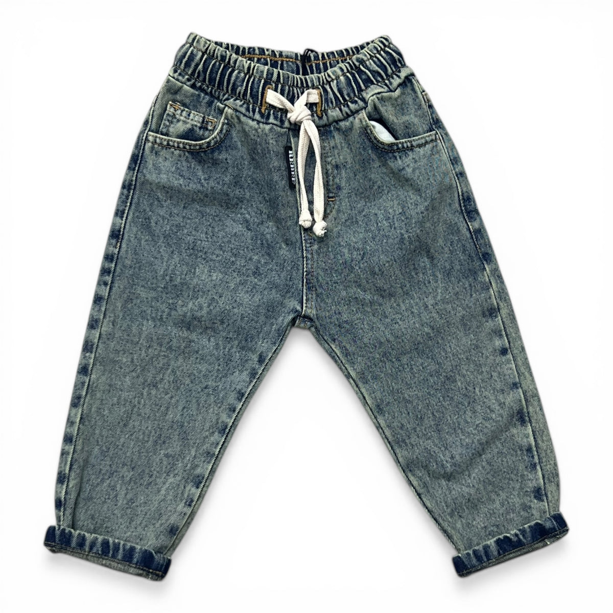 Jeans Marmorizzato Sabbiato Da Bambino/Ragazzo
