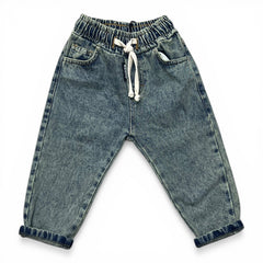 Jeans Marmorizzato Sabbiato Da Bambino/Ragazzo