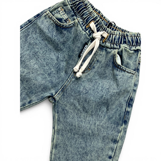 Jeans Marmorizzato Sabbiato Da Bambino/Ragazzo
