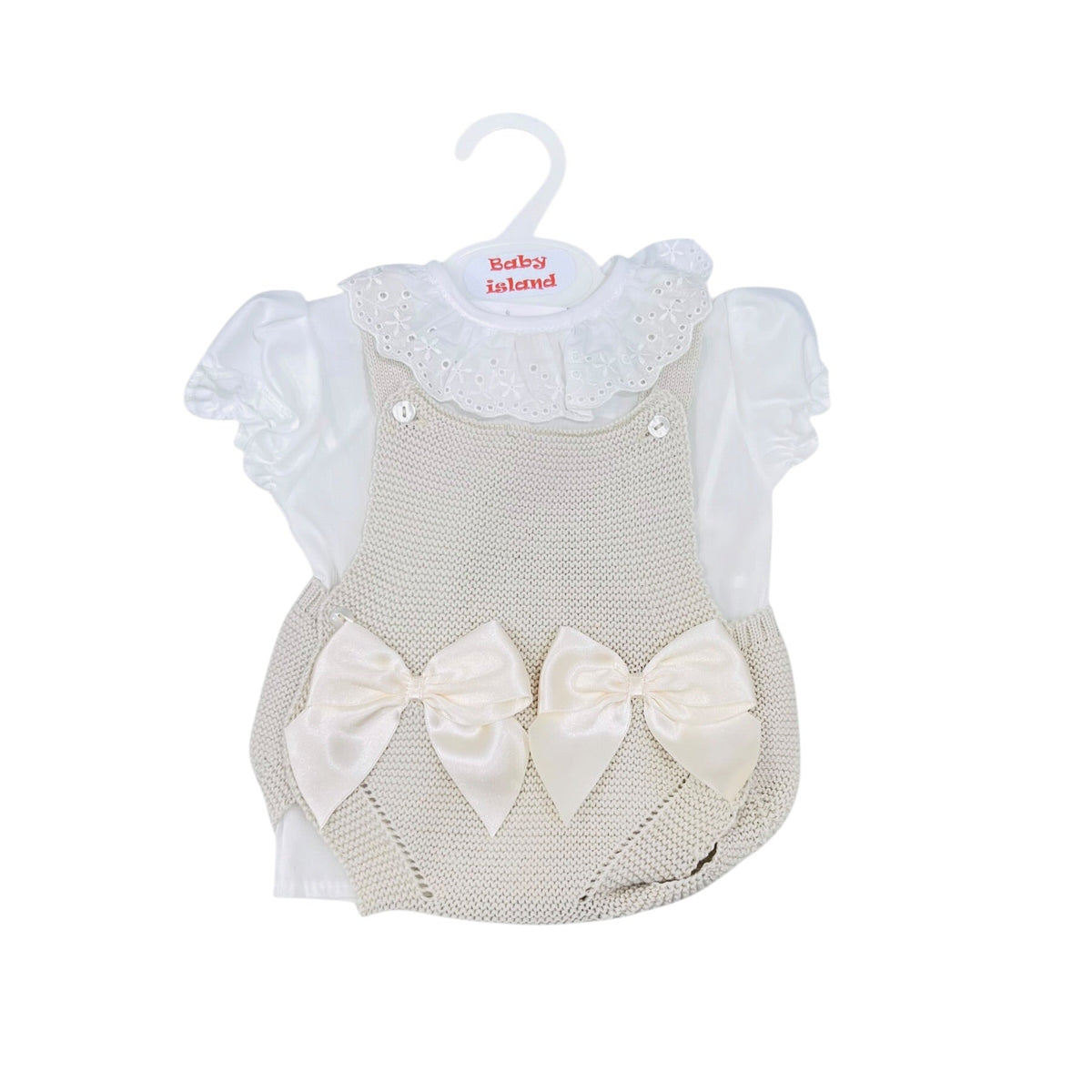 Fruit Pagliaccetto Con Fiocchi in Filo con Camicia