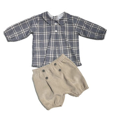 Le Chicche Completo Due Pezzi Camicia e Short Costine