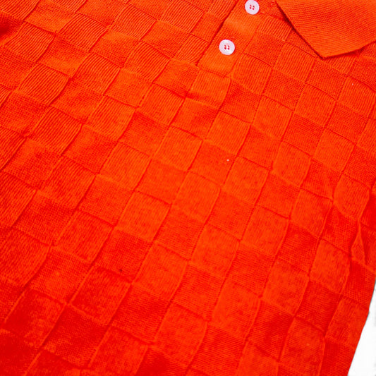 Attuality Polo in Filo Mezza Manica Damier Bambino