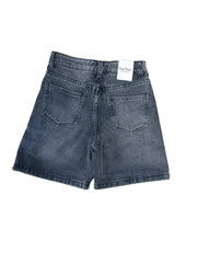 Bermuda Porter in Jeans con Cerniera Laterale