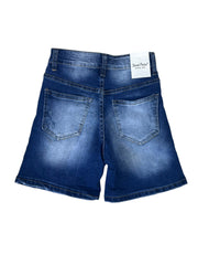 Bermuda Schizzo In Jeans Bambino