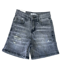 Bermuda Schizzo In Jeans Bambino