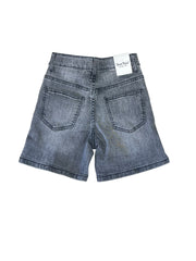 Bermuda Schizzo In Jeans Bambino