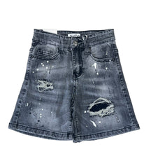 Bermuda Los Angeles Bambino Con Schizzi di Pittura e Rotture